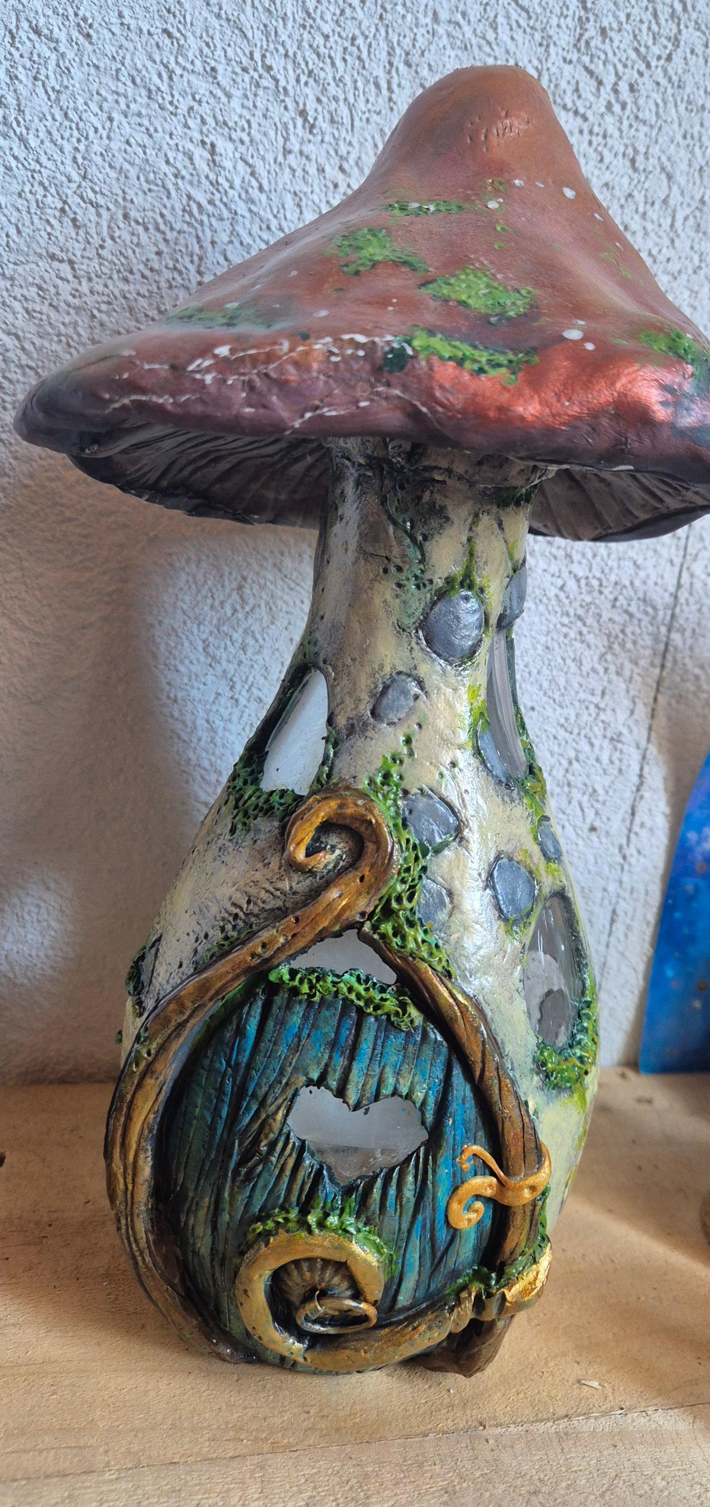 ✨️🍄🟫Lampe maison champignon magique🍄✨️