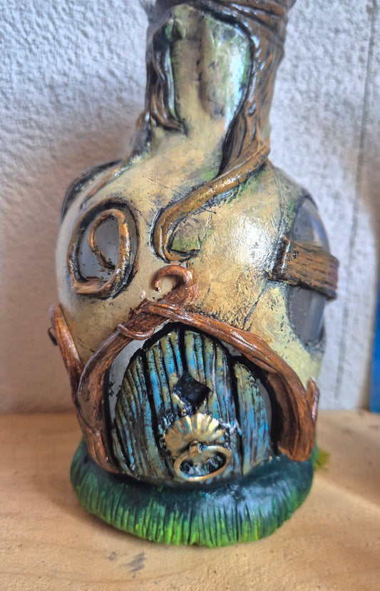 🍄✨️la torsadée Lampe maison champignon