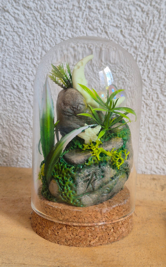 ✨ Les escaliers de la lune Mini Mondes Magiques sous Cloche ✨