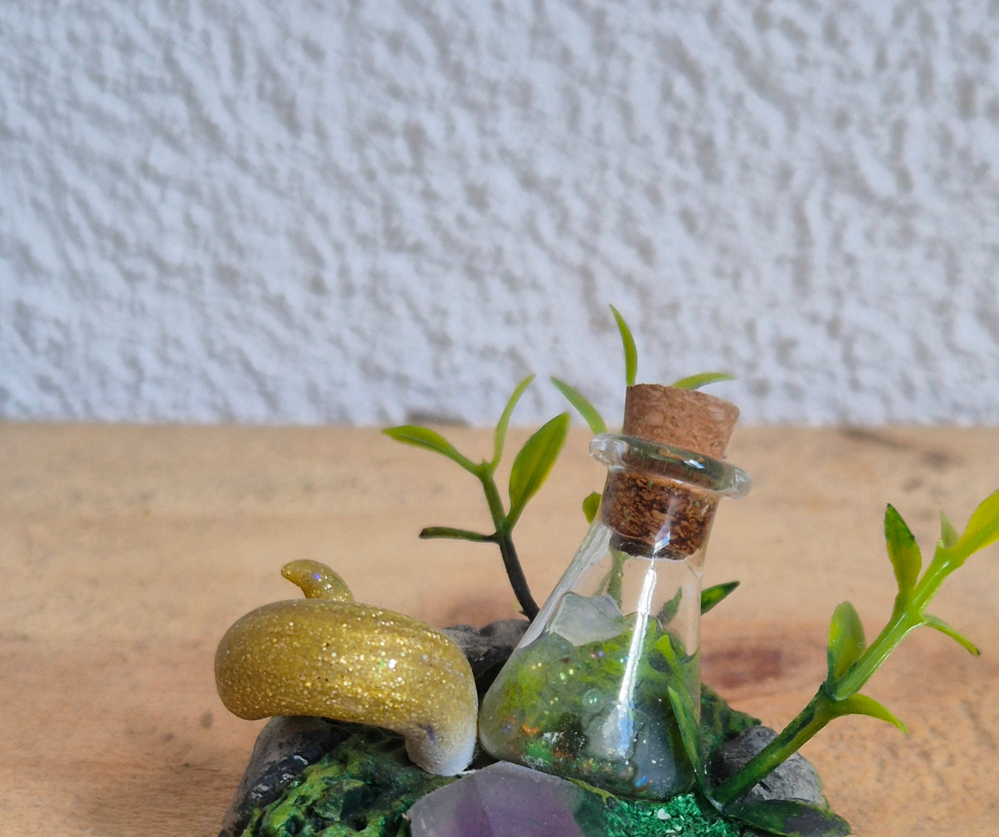 Decoration sorcière et potions magiques