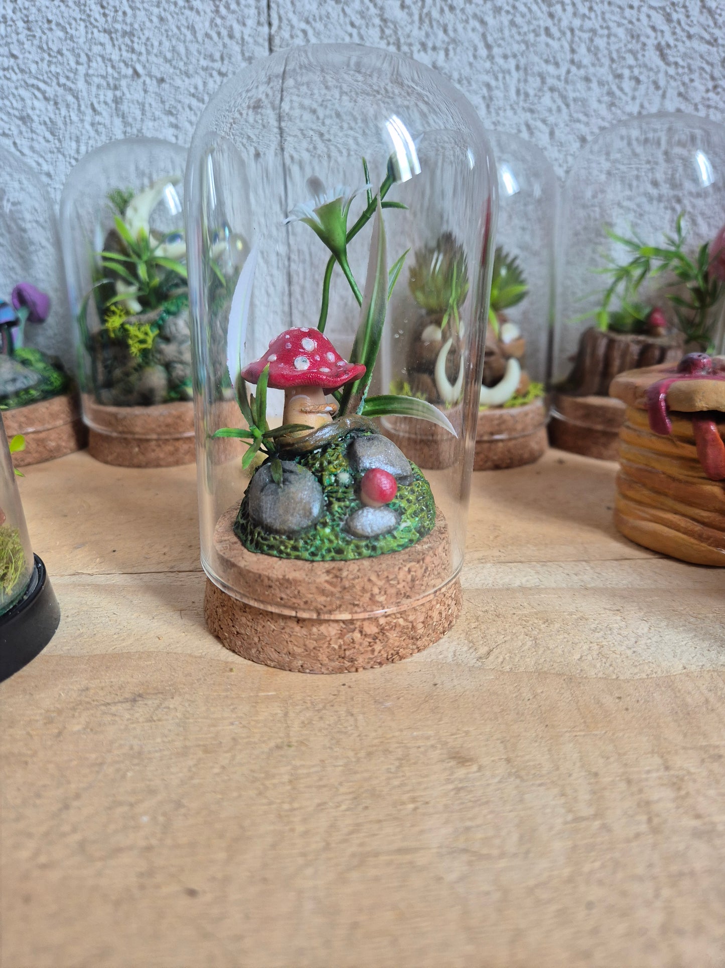 ✨ the mush & the flower Mini Mondes Magiques sous Cloche ✨