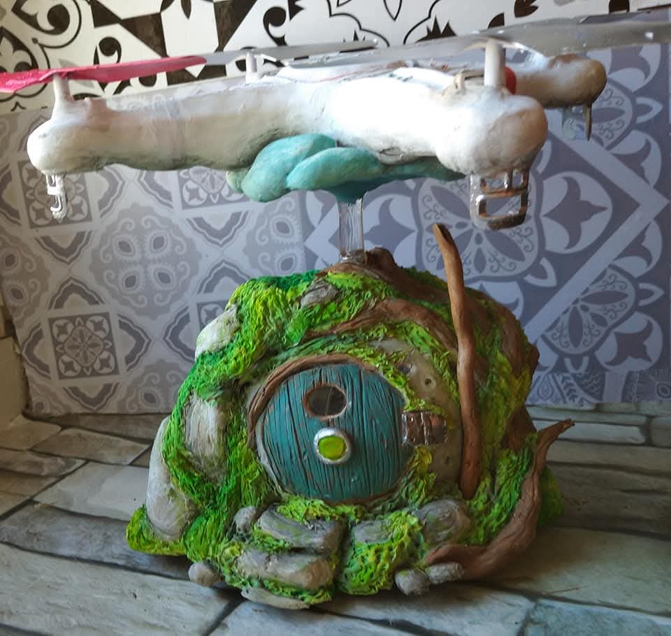🎋Custom Hobbit house with drone