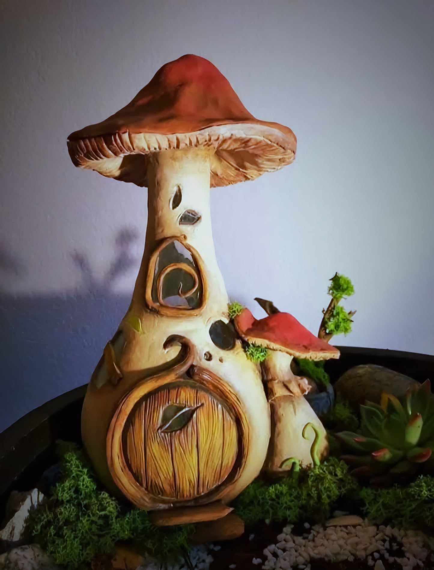 🍄🟫The two mushrooms lamp🍄