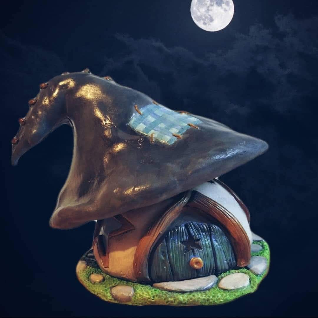 🧙♀️Lampe chapeau de sorcière✨️🌙