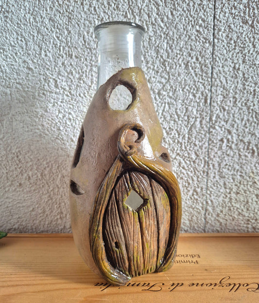 🌿Vase souffle d’elfe organique la maison des lutins