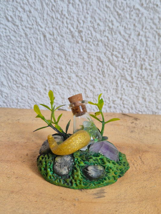 Decoration sorcière et potions magiques